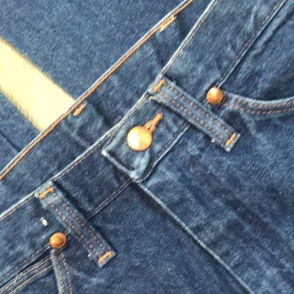 Wrangler VTG Cowboy Cut Medium Wash Jeans size 5x36 - Picture 8 of 11